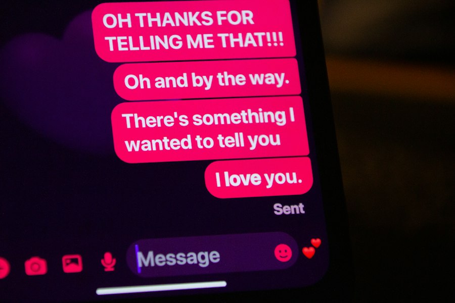 Photo expressing feelings