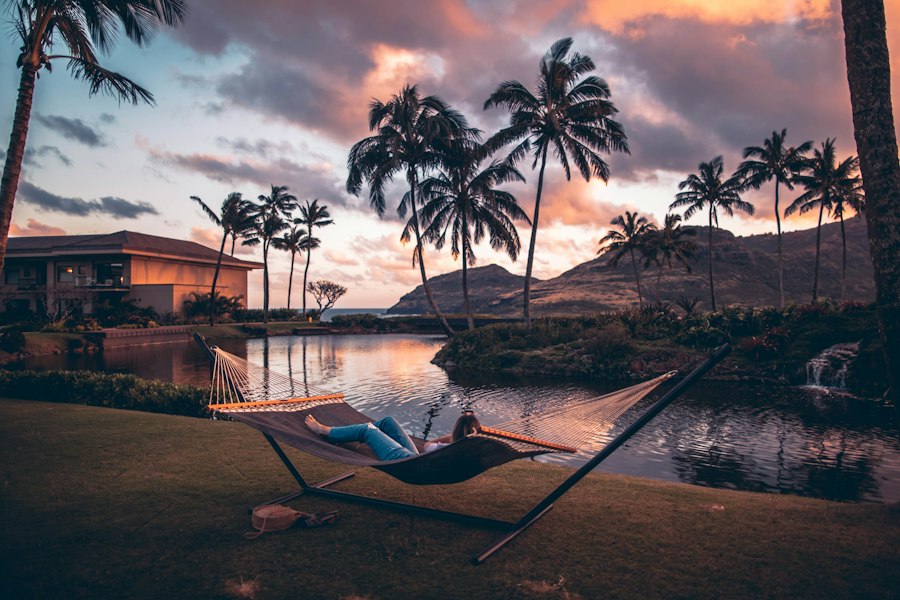 Photo relaxing evening without screens